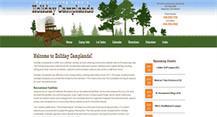 Desktop Screenshot of holidaycamplands.com